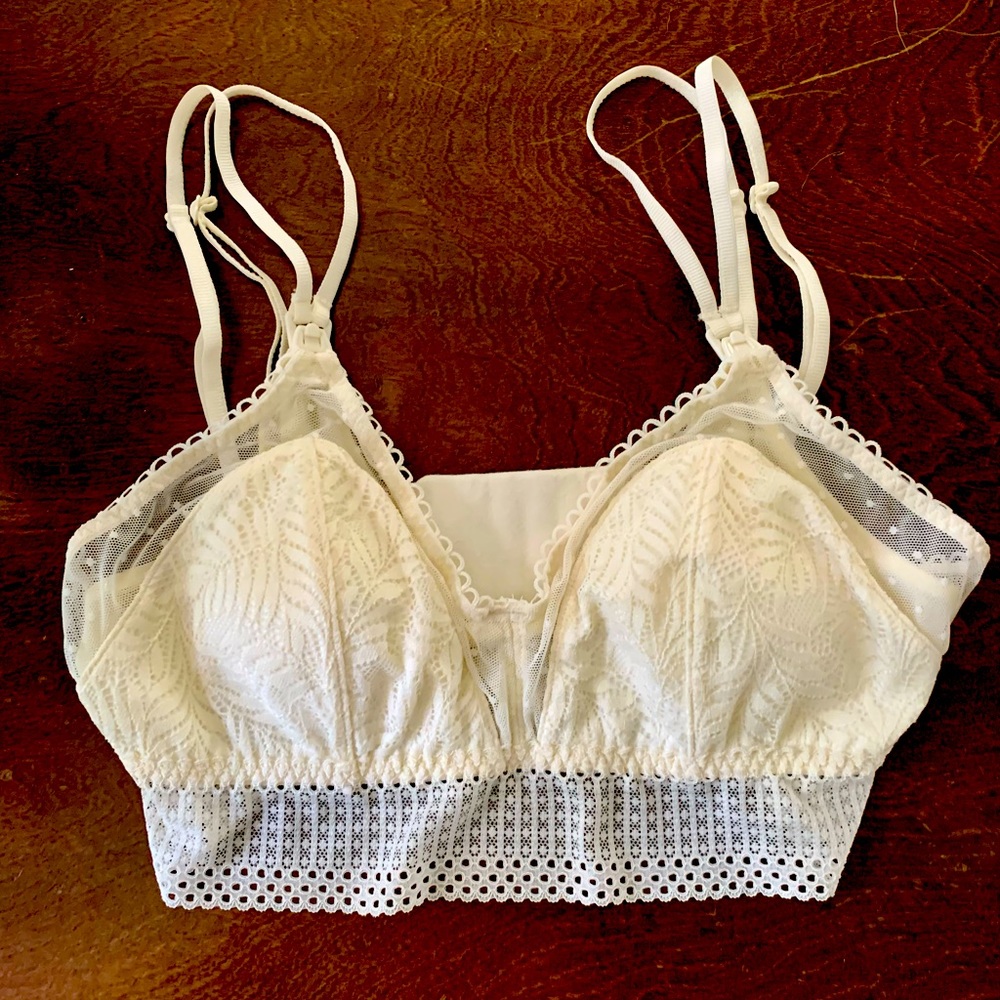 Lace Lightly Padded Wireless Nursing Bralette